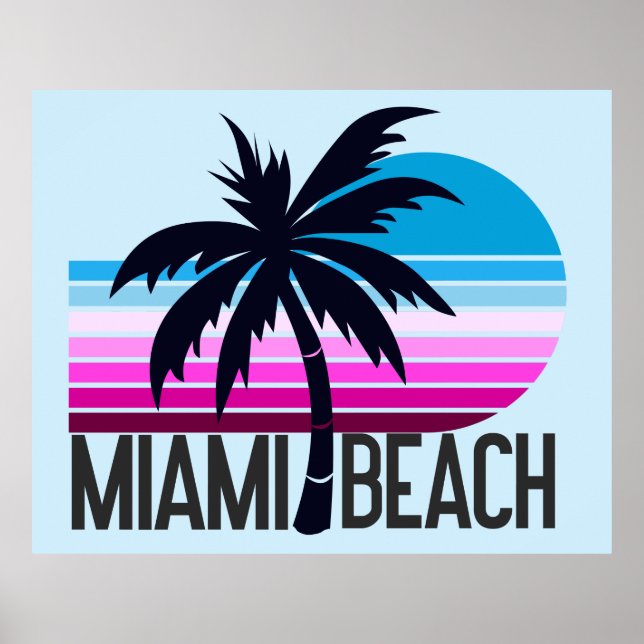 Miami Beach Poster (Vorne)