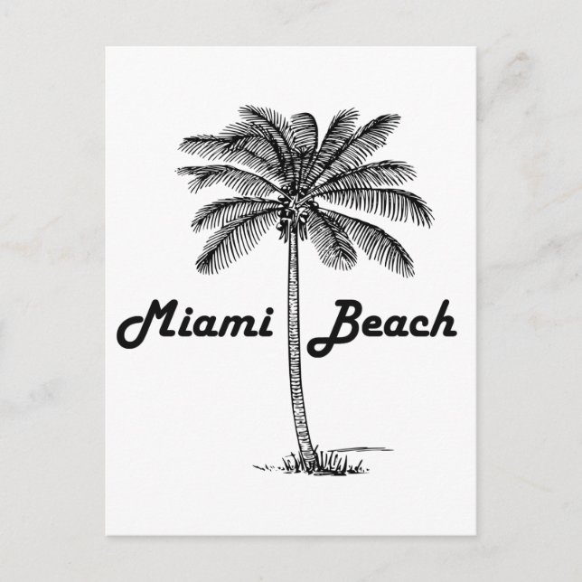 Miami Beach Postkarte (Vorderseite)