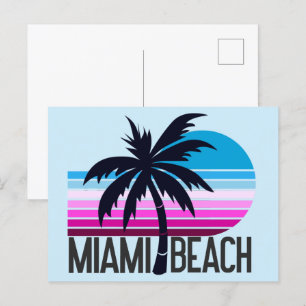 Miami Beach Postkarte