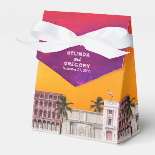 Miami Beach Regenbogen-Reihe Charleston Palme Hoch Geschenkschachtel