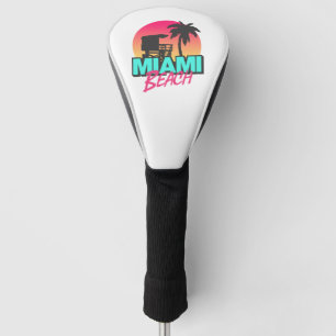 Miami Beach Reise Vintage Golf Headcover