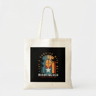 Miami Beach Retro Vintag Tragetasche