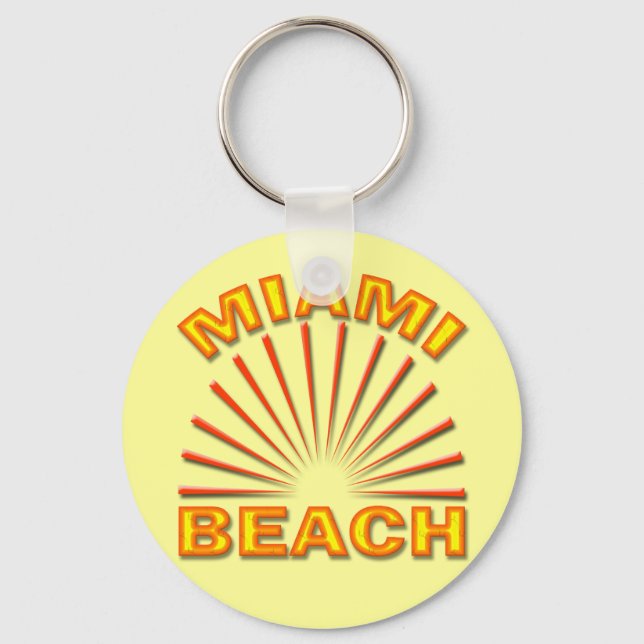 MIAMI BEACH SCHLÜSSELANHÄNGER (Vorderseite)