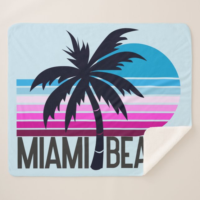 Miami Beach Sherpadecke (Vorderseite (Horizontal))