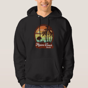 Miami Beach Souvenirs Florida Vintag Retro 70er 80 Hoodie