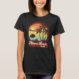 Miami Beach Souvenirs Florida Vintag Retro 70er 80 T-Shirt