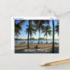 Miami Beach Sunset Florida, USA Postkarte (Vorderseite/Rückseite Beispiel)