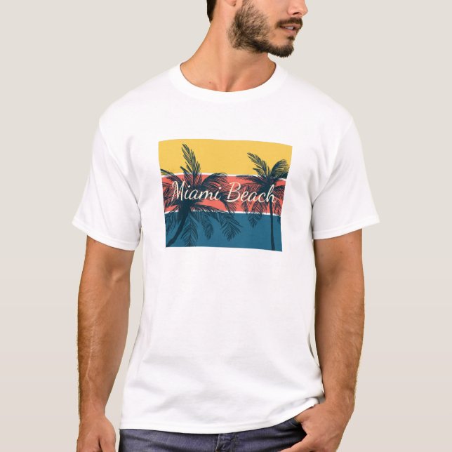 Miami Beach T-Shirt (Vorderseite)