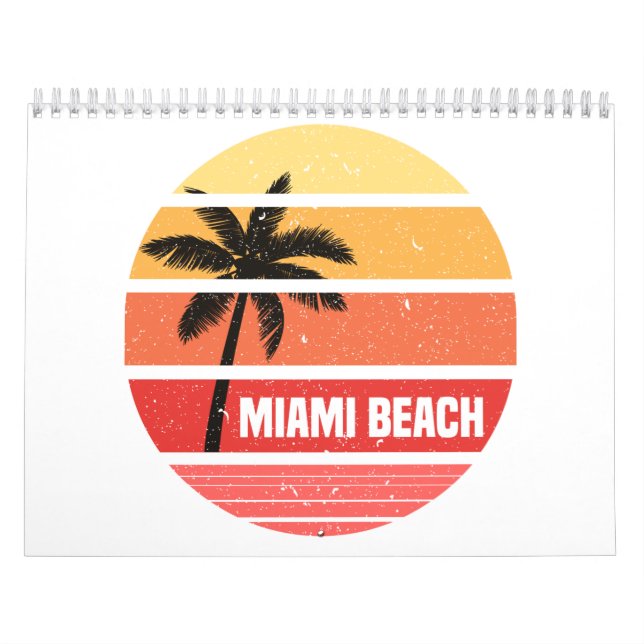 Miami Beach T - Shirt Kalender (Titelbild)