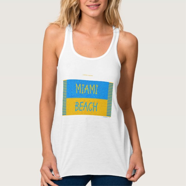 MIAMI BEACH TANK TOP (Vorderseite)