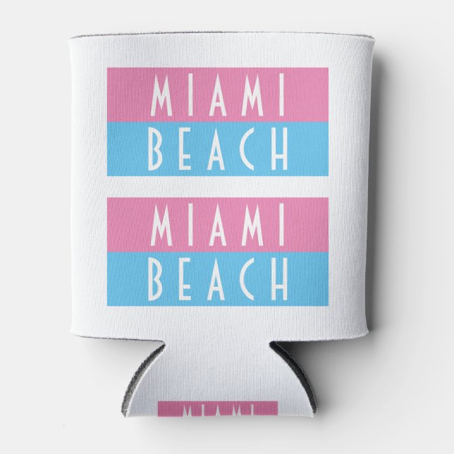 Miami Beach Vice Dosenkühler (Vorderseite)