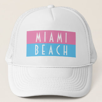 Miami Beach Vice Trucker Hat Truckerkappe