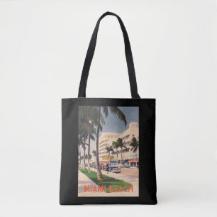 Miami Beach Vintage Straßenszene aus den 1940er Ja
