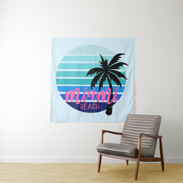 Miami Beach Wandteppich (Beispiel)