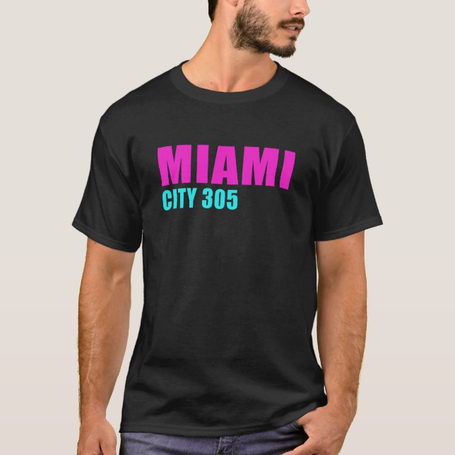 Miami City 305 T-Shirt (Vorderseite)