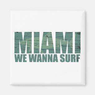 Miami City Florida blau Magnet