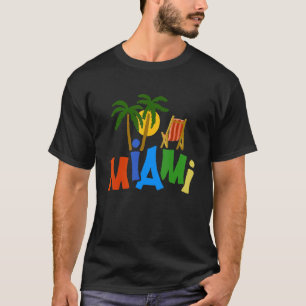 Miami City Florida Souvenir für Männer 3 T-Shirt