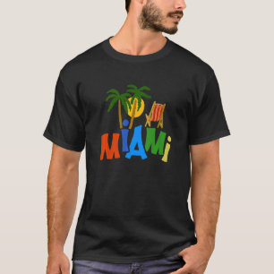 Miami City Florida Souvenir für Männer 7 T-Shirt