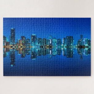 Miami City Panoramaaussicht Puzzle