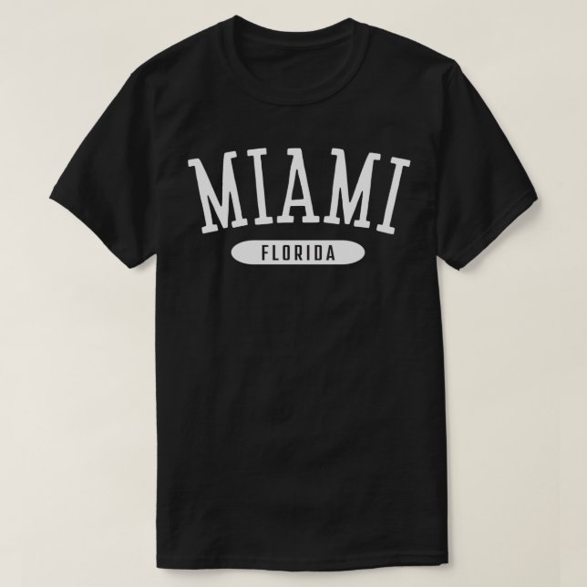 Miami Classic Style Miami Florida FL T-Shirt (Design vorne)