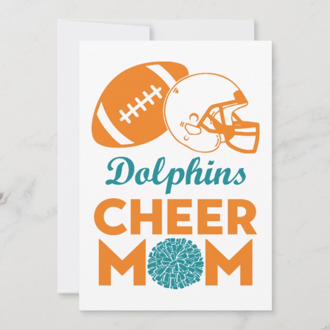Miami Delphins Classic Dankeskarte (Vorderseite)