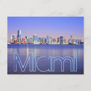 Miami, die Magische Stadt im Morgengrauen Postkarte