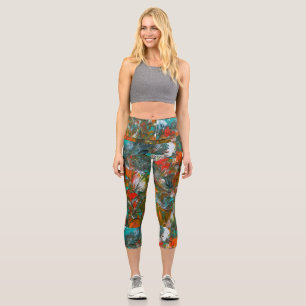 Miami Dolphins Balloon Studio Kunst Capri Leggings