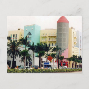 Miami-Farben Postkarte