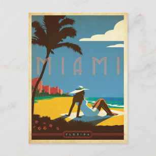 Miami, FL Postkarte