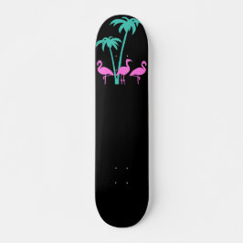 Miami Flamingos Skateboard