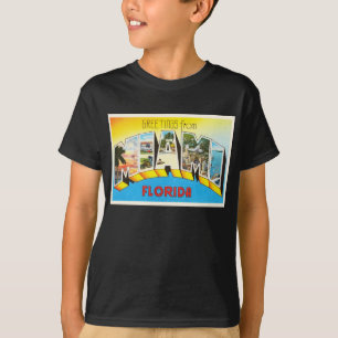 Miami Florida alte Vintage Reise-Andenken Floridas T-Shirt