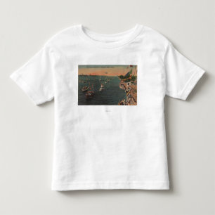Miami, Florida - Ansicht des Fischens Kleinkind T-shirt
