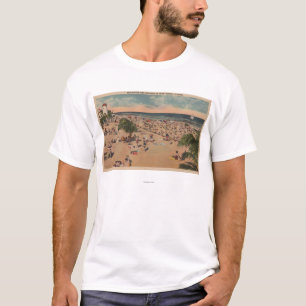Miami, Florida - Ansicht von Sunbathers in Miami T-Shirt