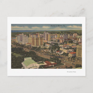 Miami, Florida - Aussicht auf die Innenstadt Postkarte