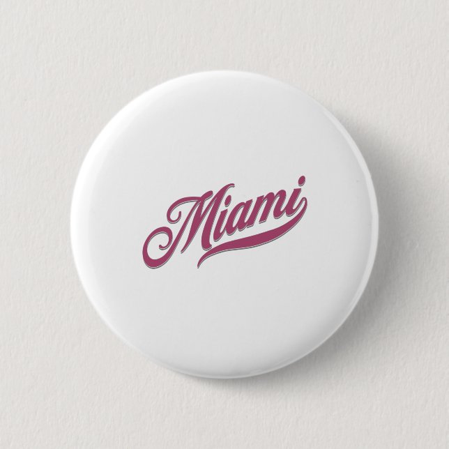 Miami Florida Button (Vorderseite)
