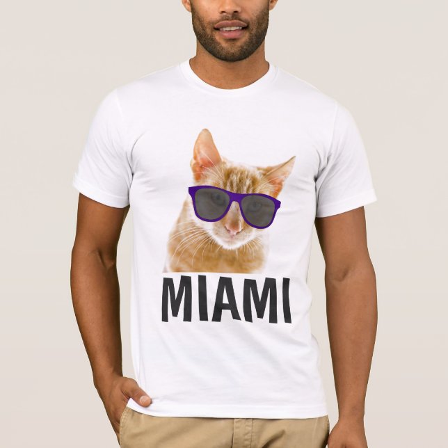 MIAMI FLORIDA Cat T - Shirt (Vorderseite)