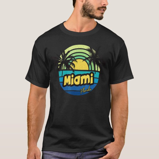 Miami Florida Island Urlaub Sommerfamilie Vacati T-Shirt (Vorderseite)