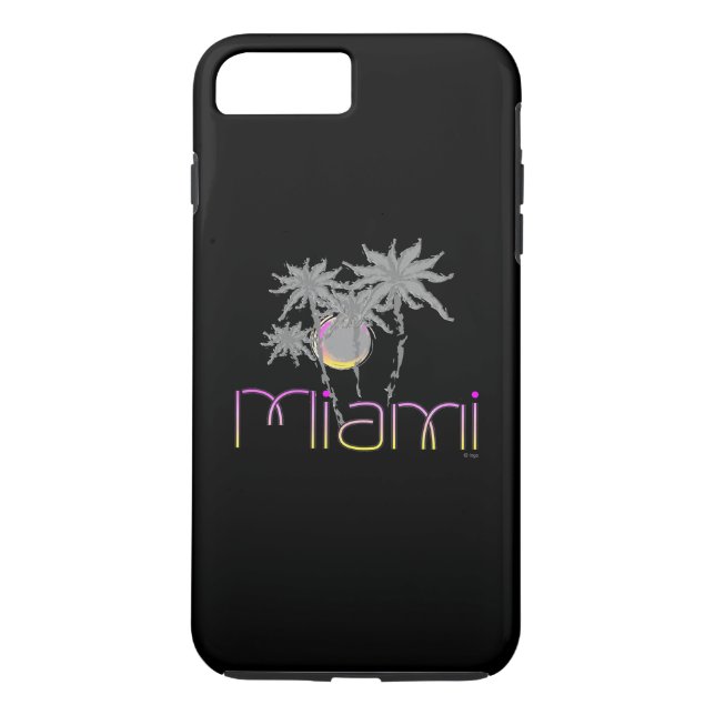 Miami, Florida Palms Cool iPhone 7 Fall Case-Mate iPhone Hülle (Rückseite)