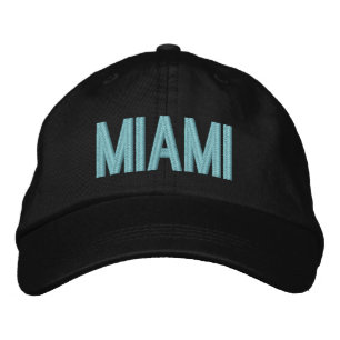 Miami Florida Personalisierte Verstellbare Mütze Bestickte Baseballkappe