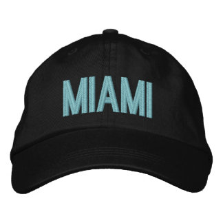 Miami Florida Personalisierte Verstellbare Mütze Bestickte Baseballkappe