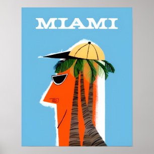 Miami Florida Plakat