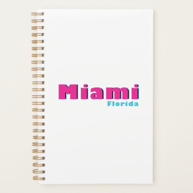 Miami, Florida Planer   (Vorderseite)