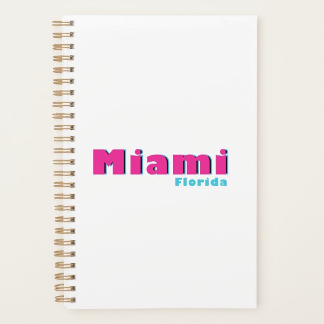 Miami, Florida Planner Planer (Vorderseite)