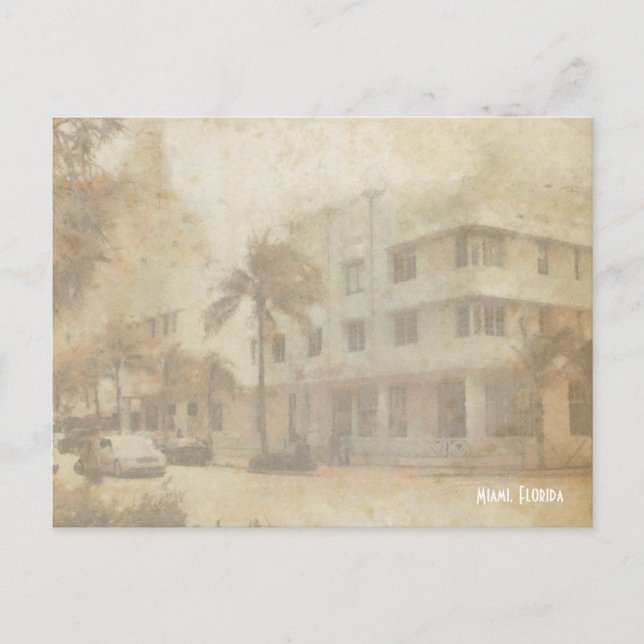 Miami Florida Postcard Postkarte (Vorderseite)