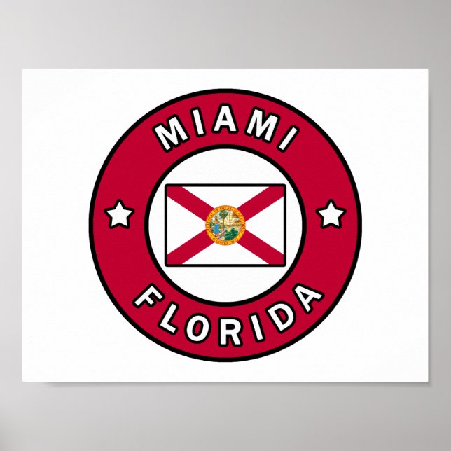 Miami Florida Poster (Vorne)