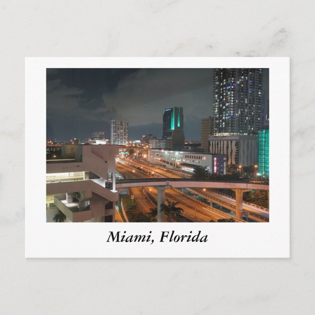 Miami Florida Postkarte (Vorderseite)