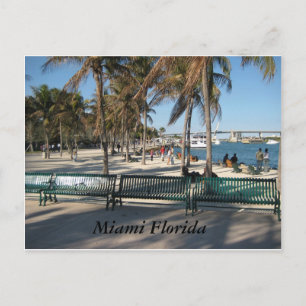 Miami Florida Postkarte