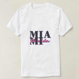 Miami Florida - Retro Bold Typografy Graphic T-Shirt