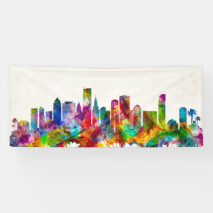 Miami Florida Skyline Banner