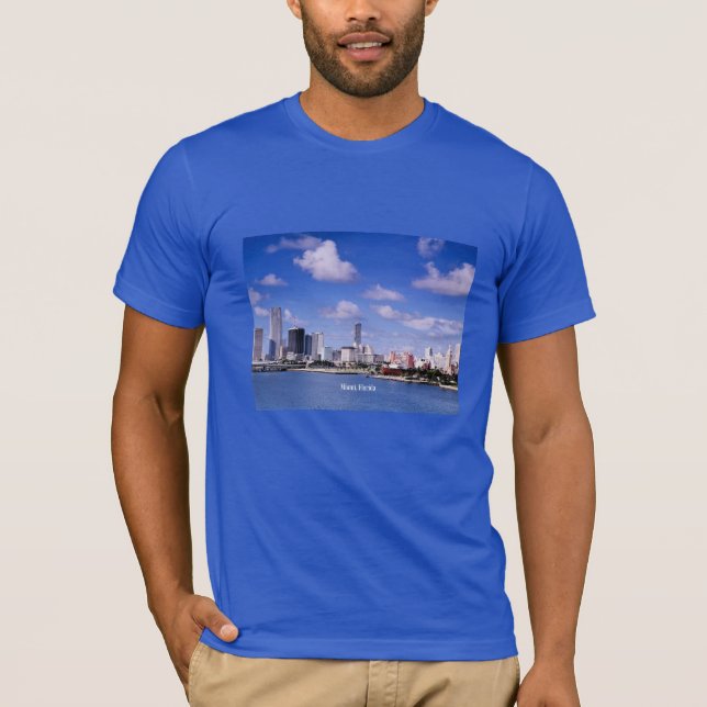 Miami, Florida Skyline T-Shirt (Vorderseite)